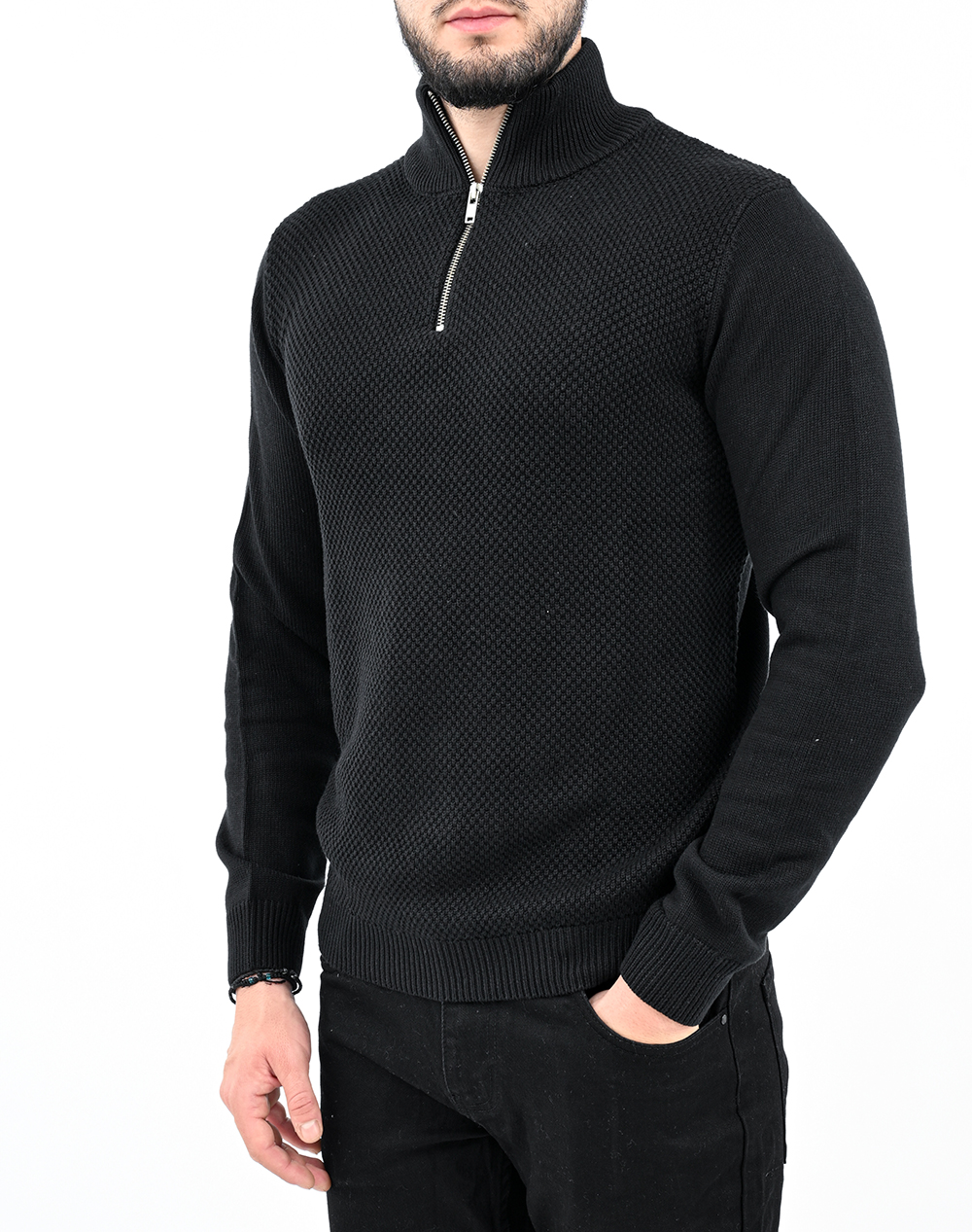 MARCUS Adult Men Knitwear 1040306-9098 Black