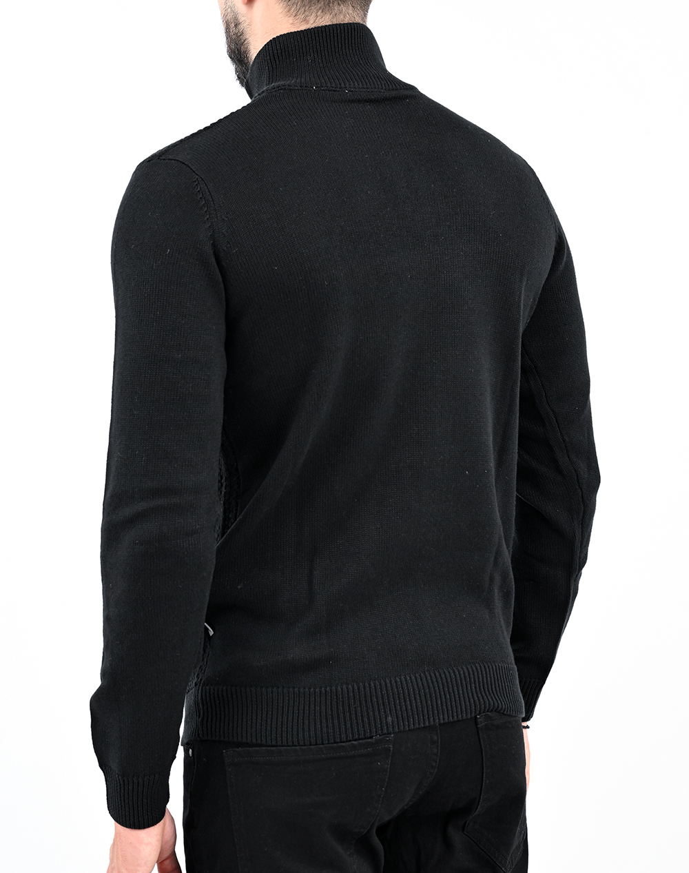MARCUS Adult Men Knitwear 1040306-9098 Black φωτογραφία