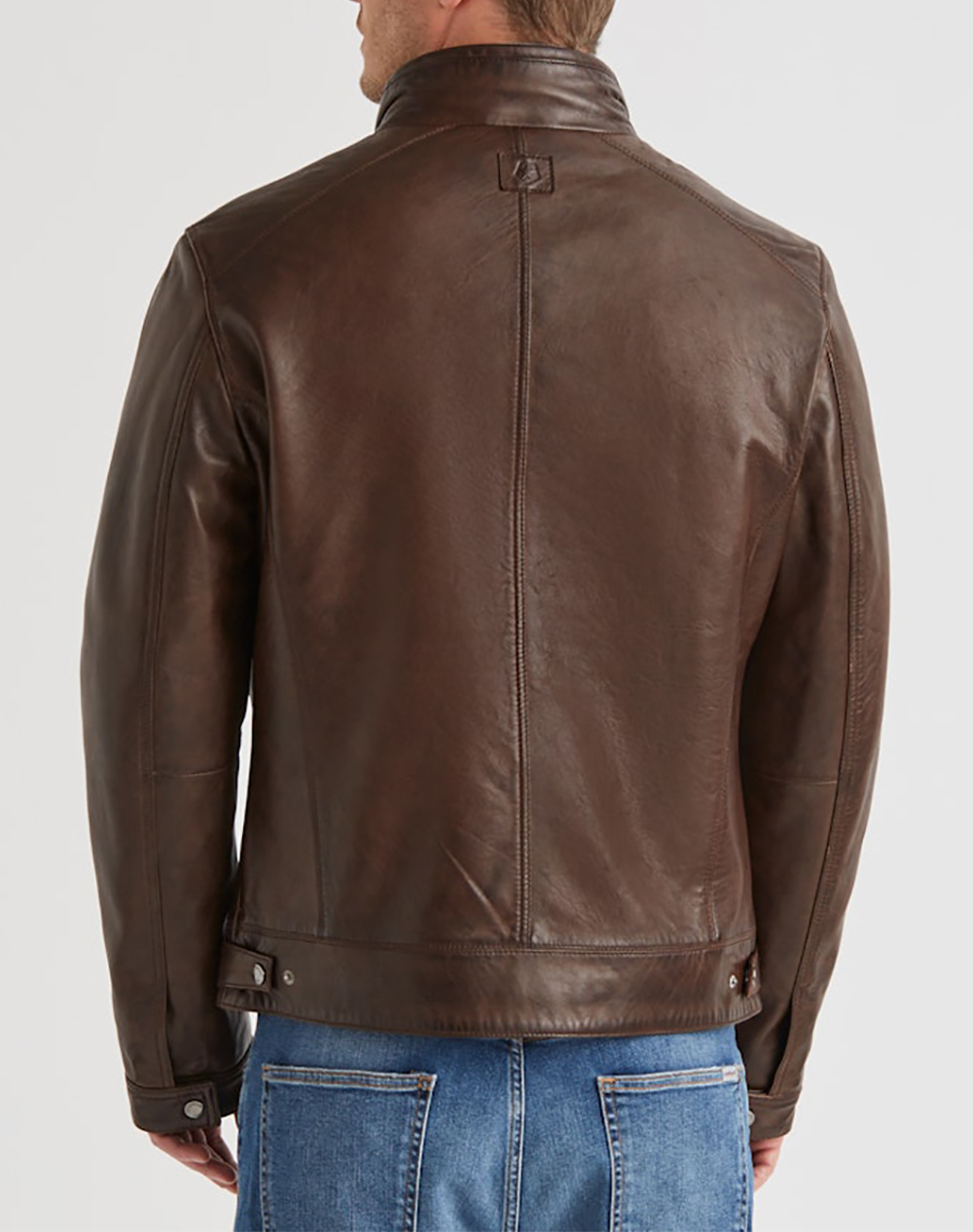 MILESTONE He-Lederjacke Nappa 53106321295-26 DarkBrown φωτογραφία