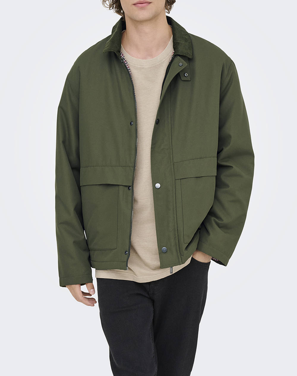 ONLY&SONS ONLY&SONS ONSKOSMO PADDED JACKET OTW VD 22034856-OLIVE NIGHT Olive