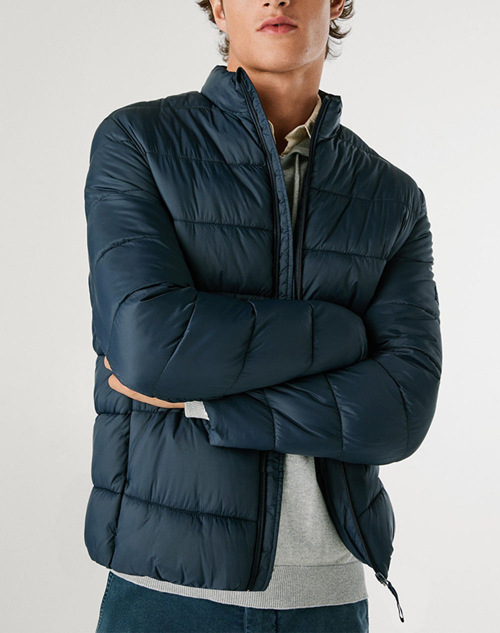 PEPE JEANS PEPE JEANS DROP 3A PUFFER JACKET ΜΠΟΥΦΑΝ ΑΝΔΡΙΚΟ PM4027171-594/DULWICH BLUE DarkBlue