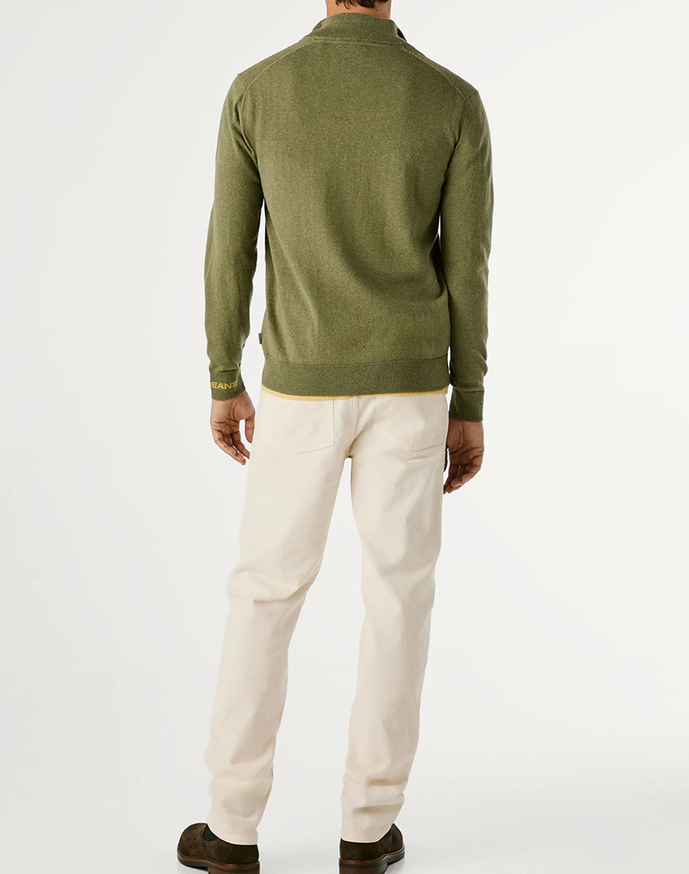 PEPE JEANS DROP 3A ANDRE MOCK ZIPPER ΠΛΕΚΤΟ ΑΝΔΡΙΚΟ PM7000012-679/MILITARY GRN ArmyGreen φωτογραφία