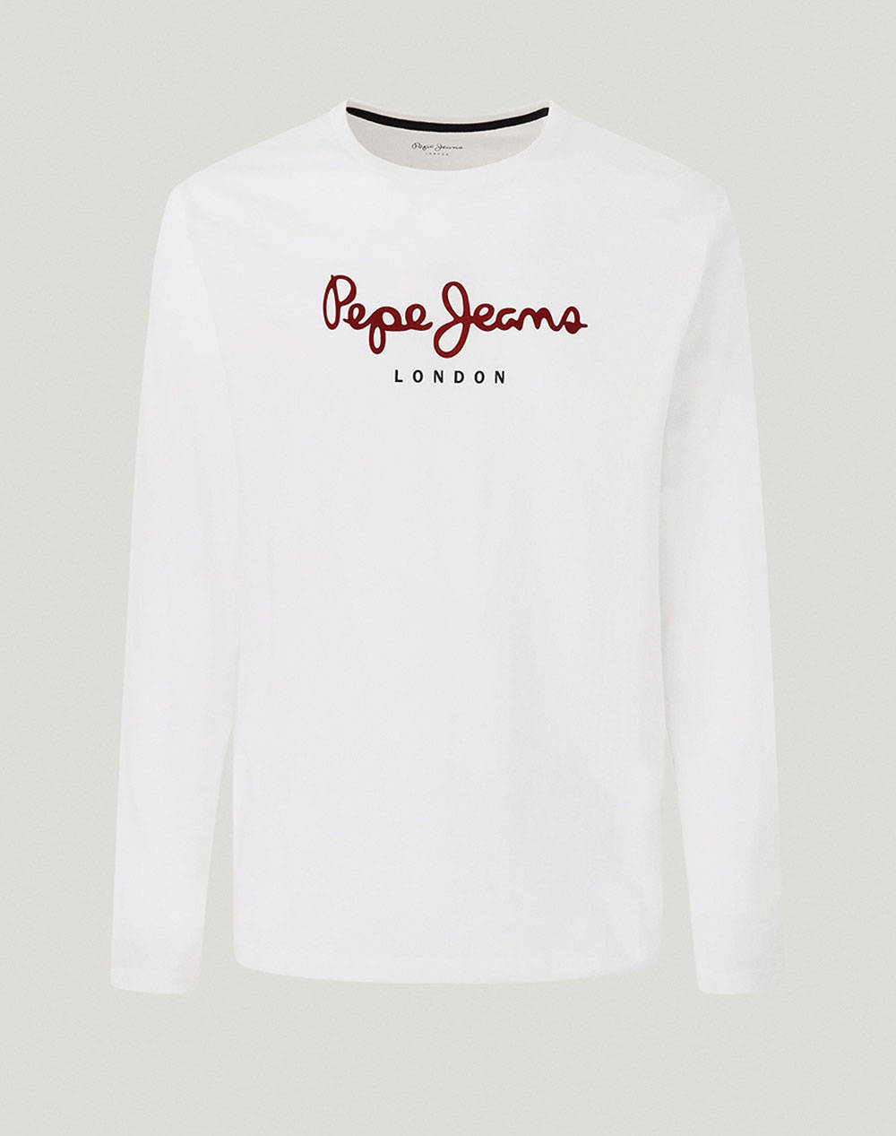 PEPE JEANS NOS EGGO LONG N ΜΠΛΟΥΖΑ ΑΝΔΡΙΚΟ PM508209-800/WHITE White