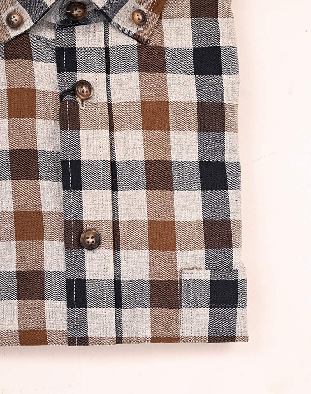 PRE END PEmurat LS shirt 31-100562-6036 Brown φωτογραφία