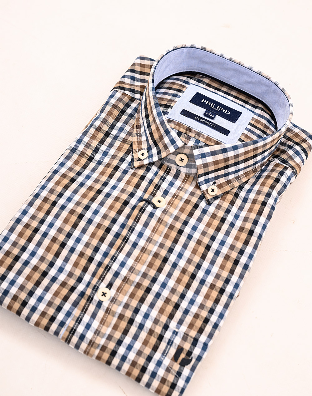 PRE END PErome LS shirt 31-100556-6036 Brown φωτογραφία