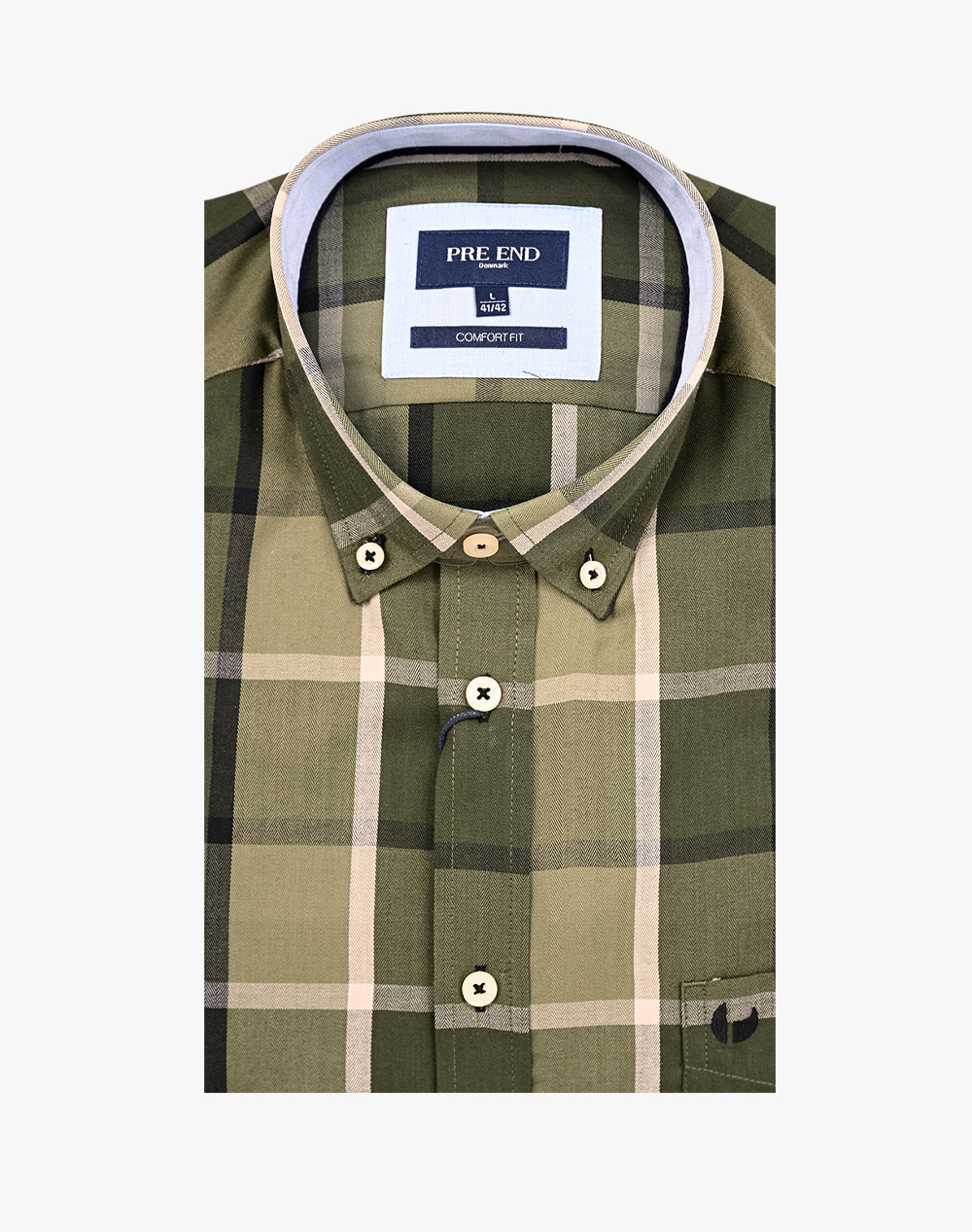 PREEND PRE END PErome LS shirt 31-100556-5106 DarkGreen