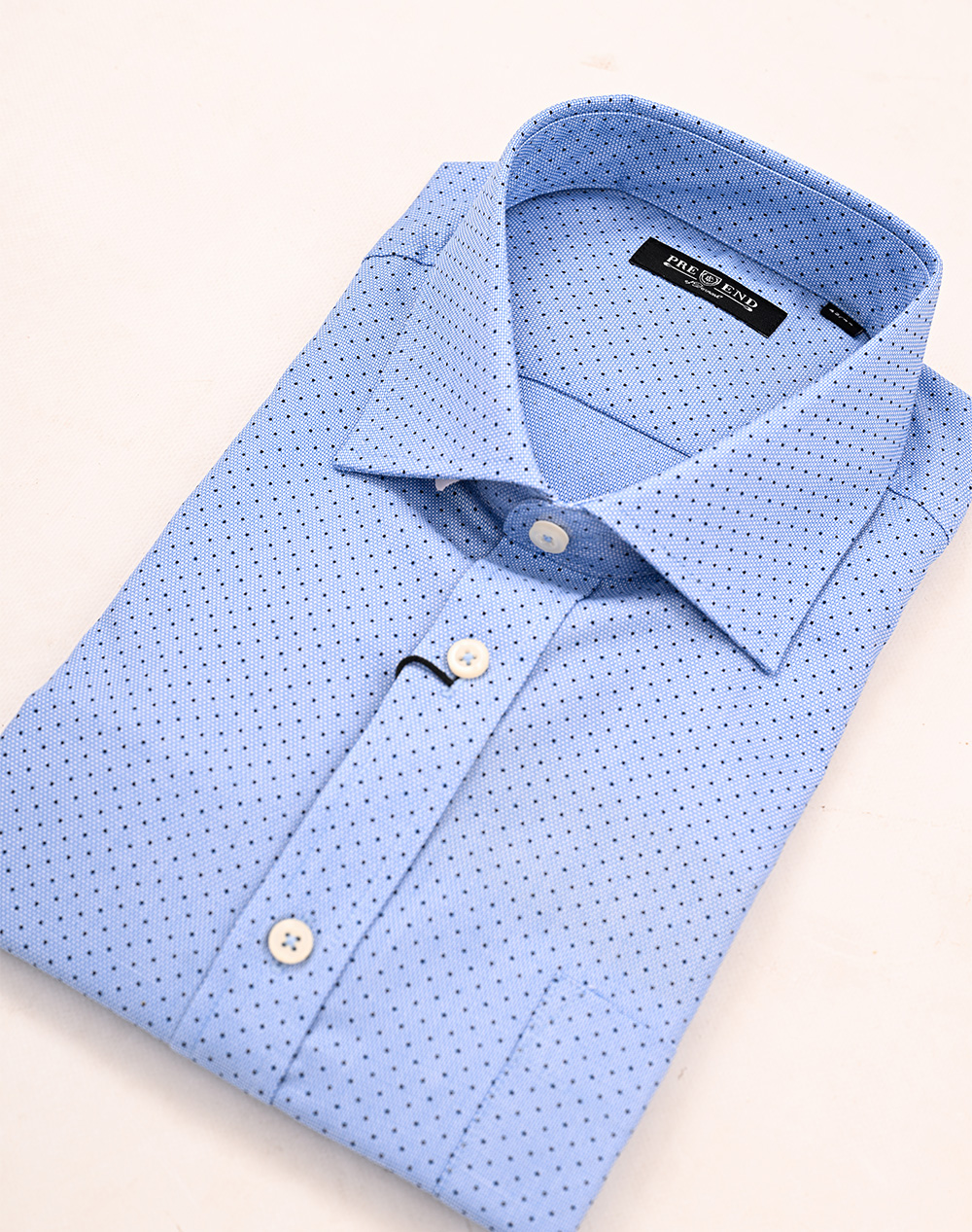 PRE END Pre End Lucas AOP LS Shirt 31-100514-7032 Blue φωτογραφία