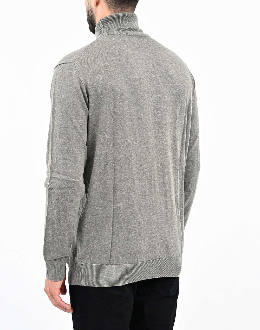 PRE END Pre End Malcom Roll Knit 21-100526-9500 Gray φωτογραφία