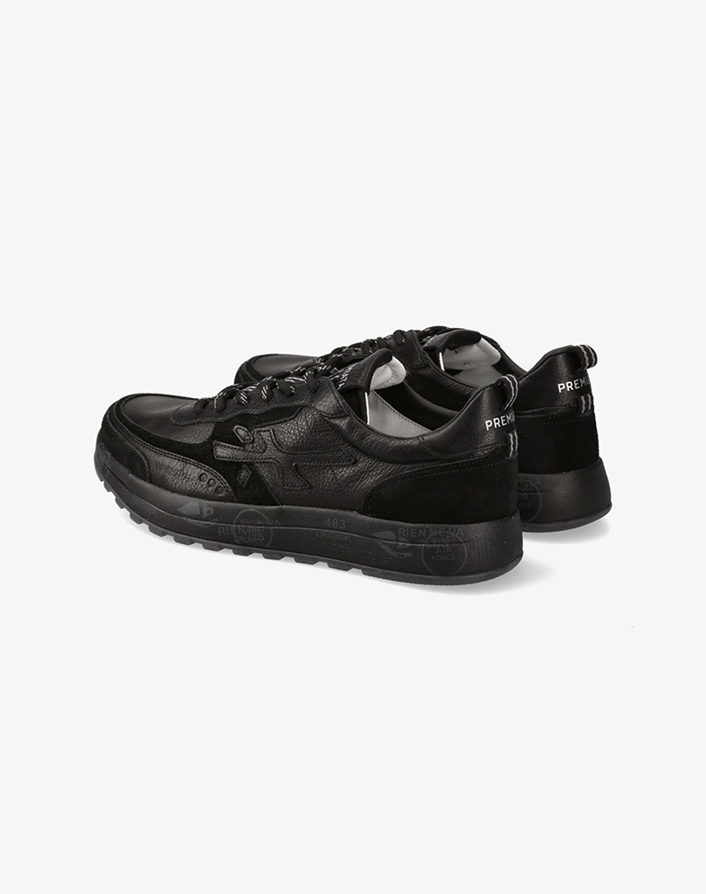 PREMIATA SNEAKERS NOUS VAR 7732-BLACK Black φωτογραφία