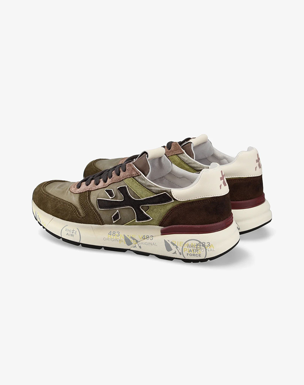 PREMIATA SNEAKERS MICK VAR 7717-MILITARY GREEN/BROWN Mixed φωτογραφία