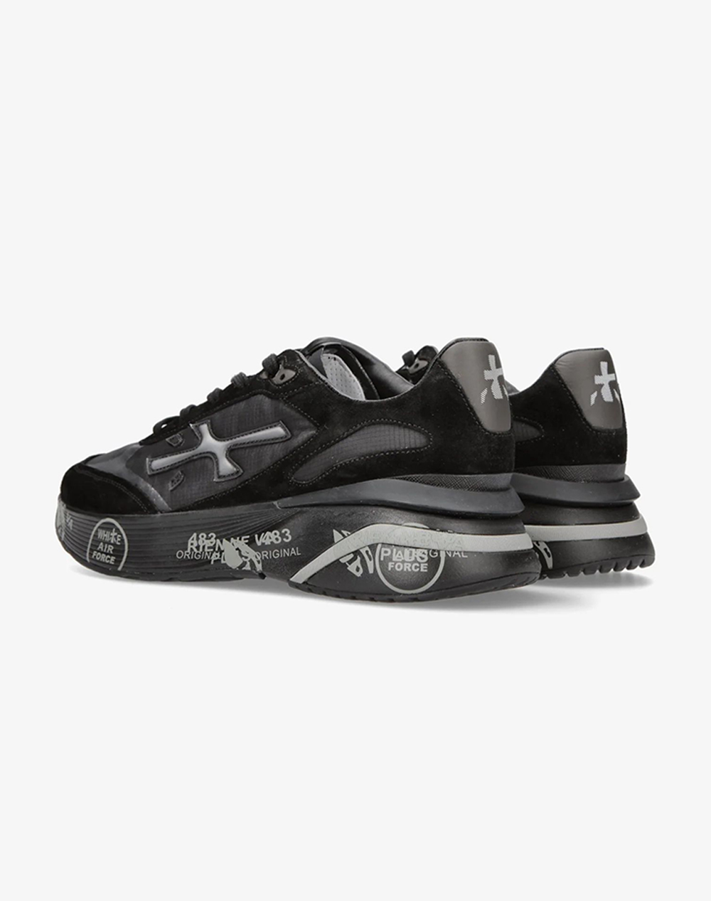 PREMIATA SNEAKERS MOERUN VAR 6445-BLACK Black φωτογραφία