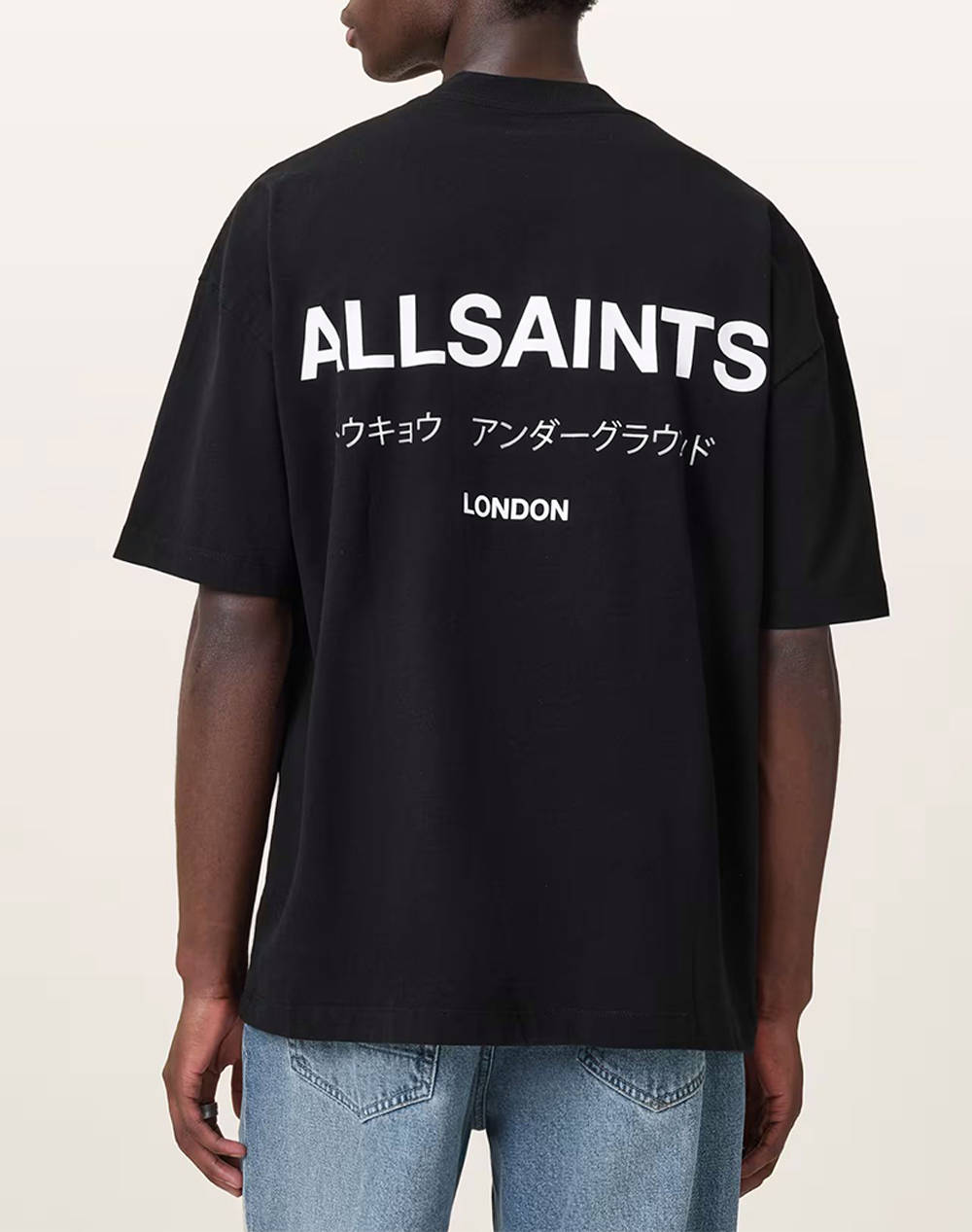 ALL SAINTS UNDERGROUND SS CREW M071PB-JET BLACK JetBlack φωτογραφία