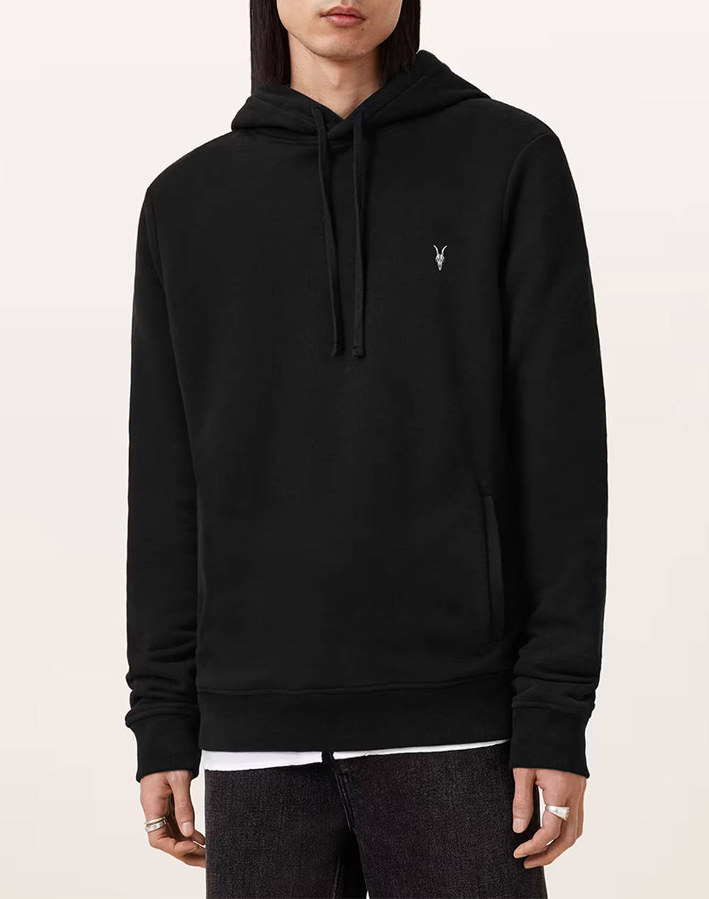 ALL SAINTS ALL SAINTS RAVEN OTH HOODY M003NZ-BLACK Black