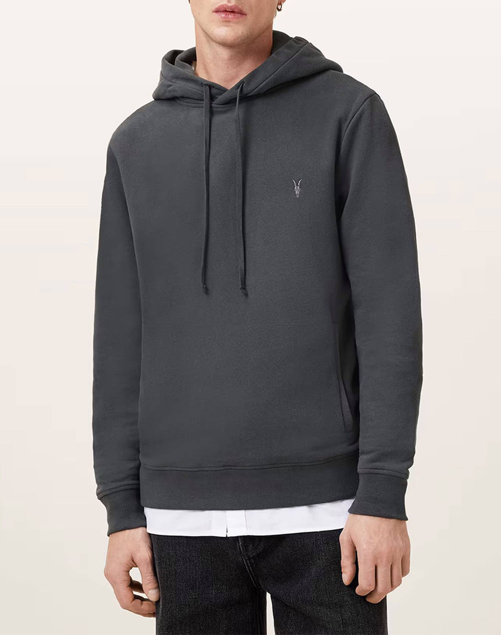 ALL SAINTS ALL SAINTS RAVEN OTH HOODY M003NZ-CARTER GREY Gray
