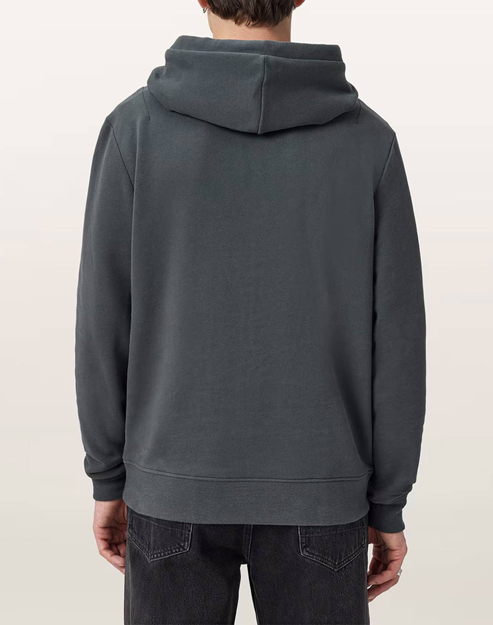 ALL SAINTS RAVEN OTH HOODY M003NZ-SUNIL BLUE SteelBlue φωτογραφία