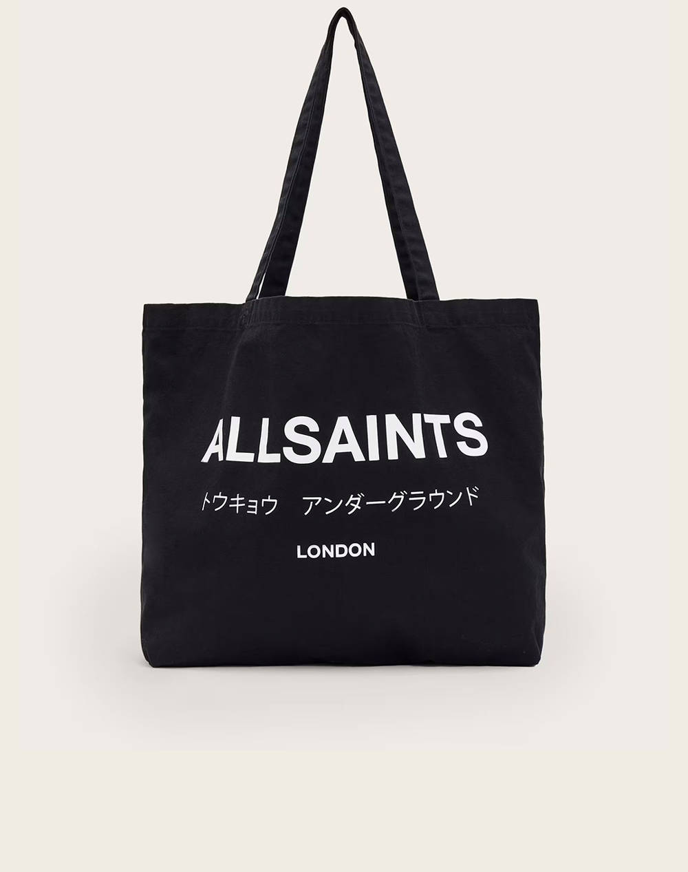 ALL SAINTS ALL SAINTS UNDERGROUND TOTE (Διαστάσεις: 35 x 49 x 12εκ.) M170XB-Black/Chalk Black