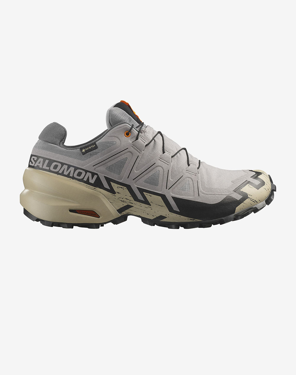 SALOMON SALOMON TRAIL RUNNING - CROSS SPEEDCROSS 6 GTX GULL / WHITE PEPPER / BLACK ΠΑΠΟΥΤΣΙ ΑΝΔΡΙΚΟ L47853400-UNIQUE Gray