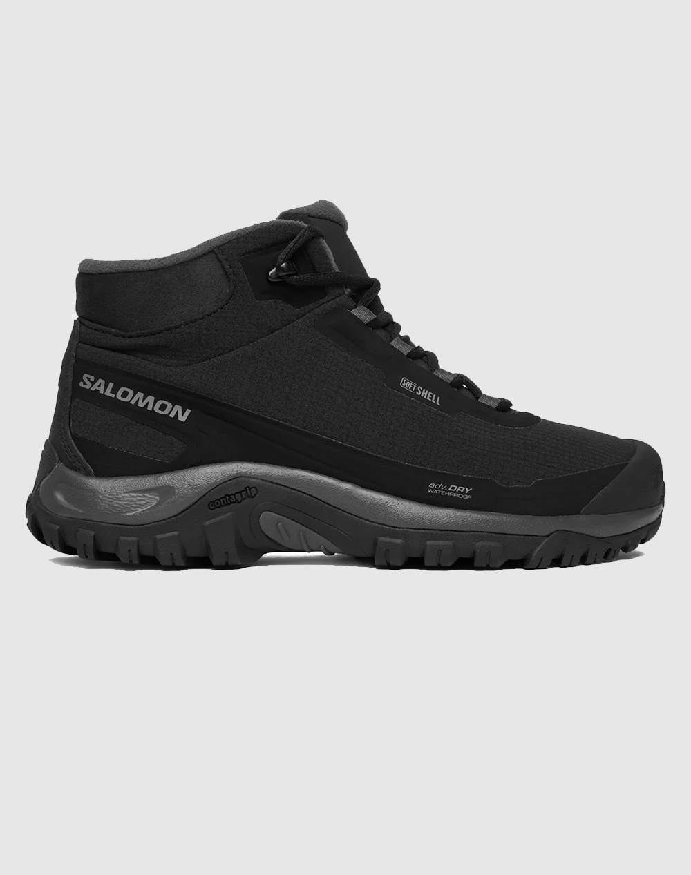 SALOMON SALOMON WINTER SHOES SHELTER WP BLACK/ASPHALT/CLROCK ΠΑΠΟΥΤΣΙ ΑΝΔΡΙΚΟ L47854200-UNIQUE Black