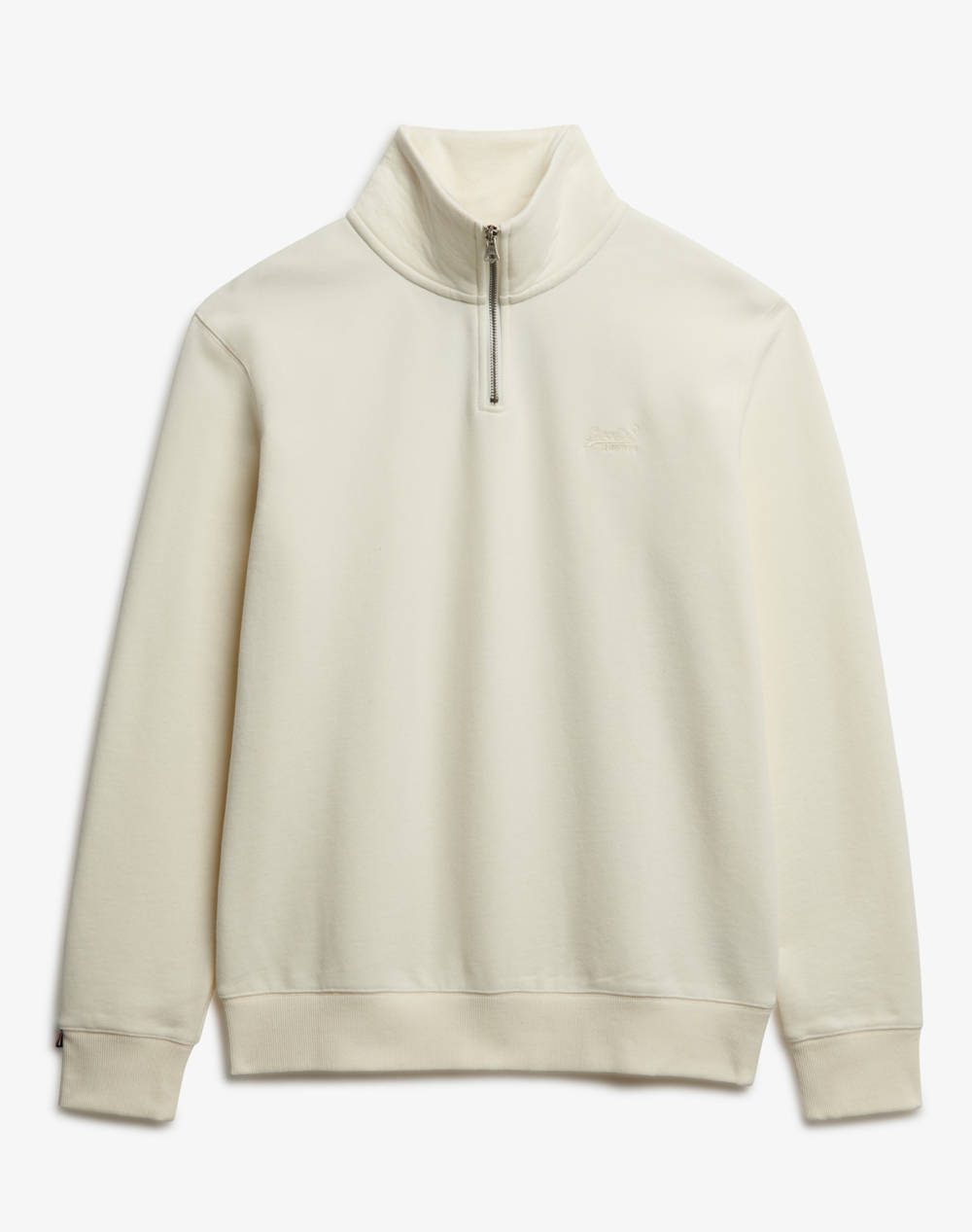 SUPERDRY D1 OVIN ESSENTIAL LOGO HENLEY ΦΟΥΤΕΡ ΑΝΔΡΙΚΟ M2013750A-NLY Cream