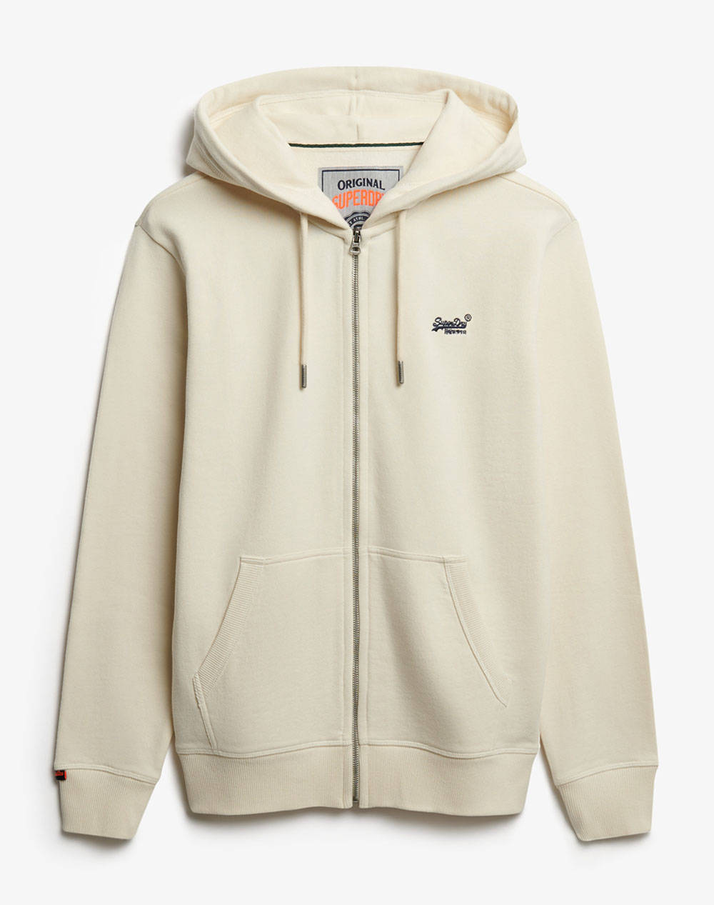 SUPERDRY D1 OVIN ESSENTIAL LOGO ZIP HOODIE HB ΦΟΥΤΕΡ ΑΝΔΡΙΚΟ M2014128A-NLY Cream