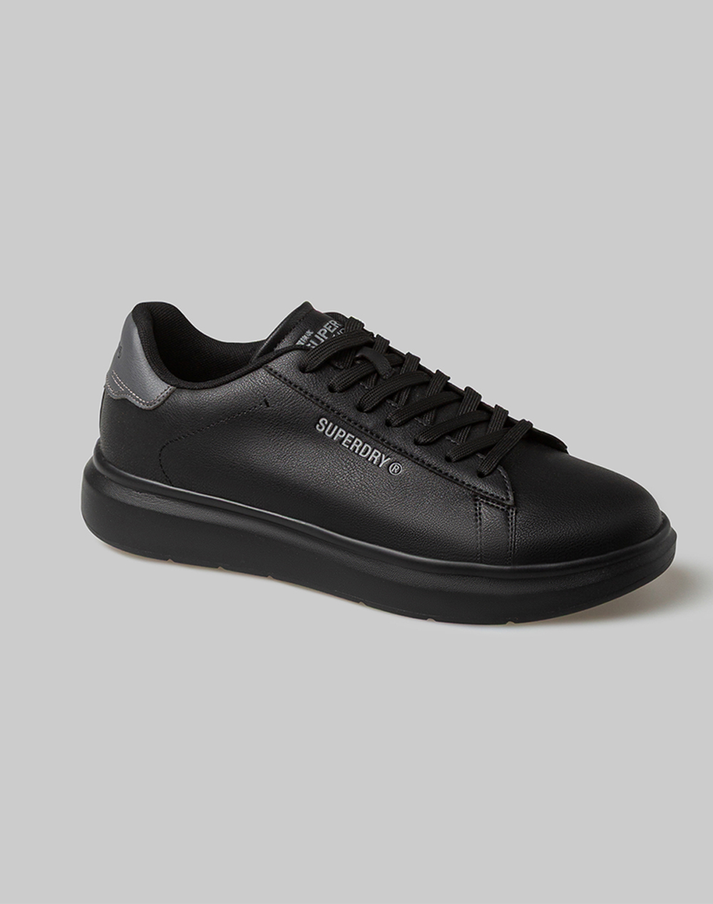 SUPERDRY MILES MOQS 2400 MCQ 1200 CASUAL SHOES ΠΑΠΟΥΤΣΙ ΑΝΔΡΙΚΟ C00117AM5-BLACK/GREY Black φωτογραφία