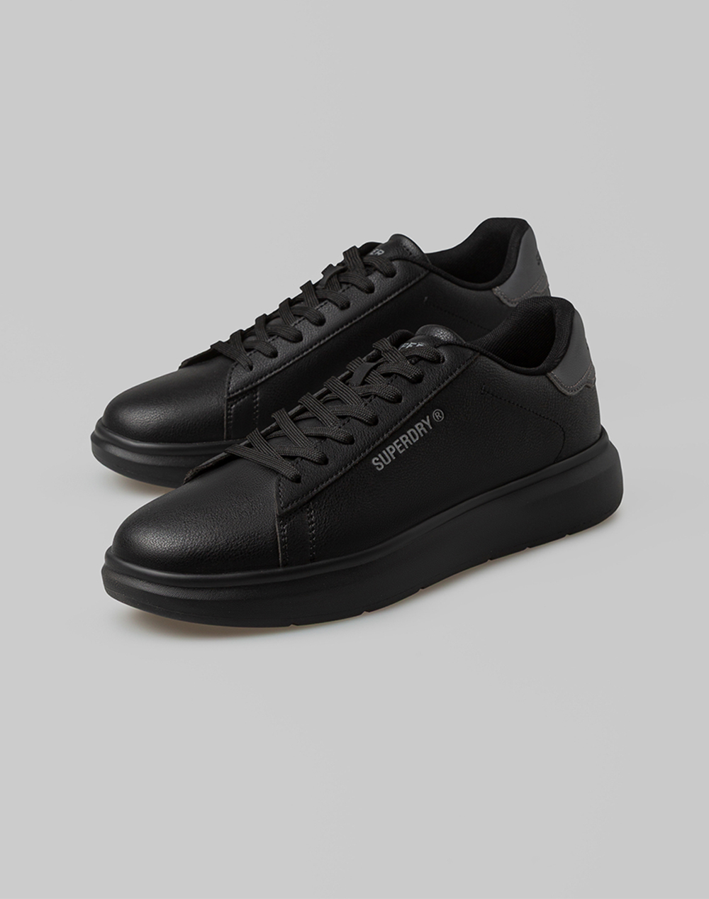 SUPERDRY MILES MOQS 2400 MCQ 1200 CASUAL SHOES ΠΑΠΟΥΤΣΙ ΑΝΔΡΙΚΟ C00117AM5-BLACK/GREY Black φωτογραφία