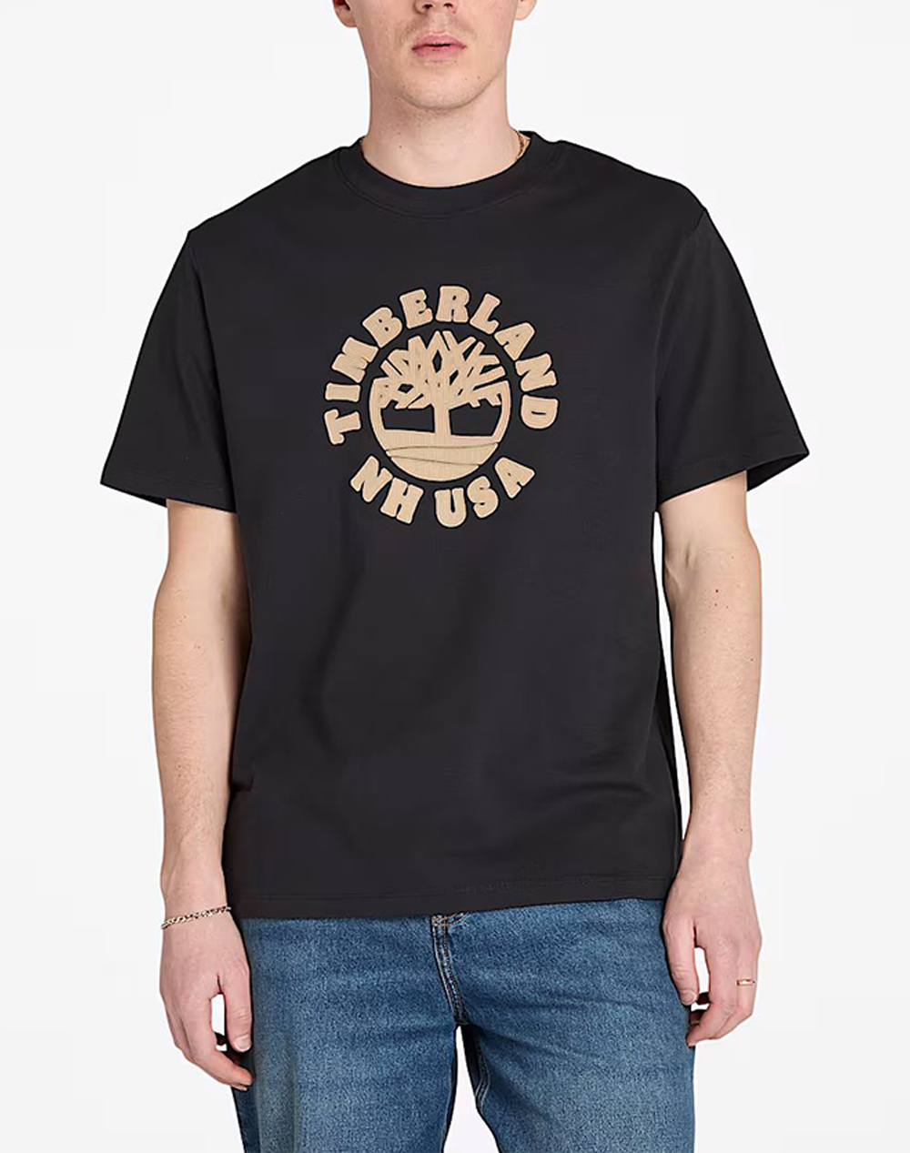 TIMBERLAND Holiday Front Graphic SS Tee TB0A5MJ2-001 Black