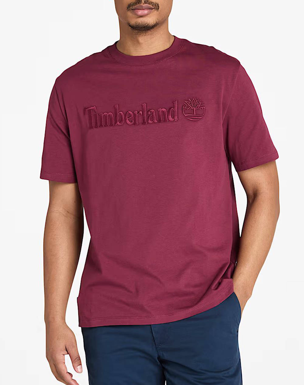 TIMBERLAND HAMPTHON Short Sleeve Tee TB0A6VPE-648 Bordeux