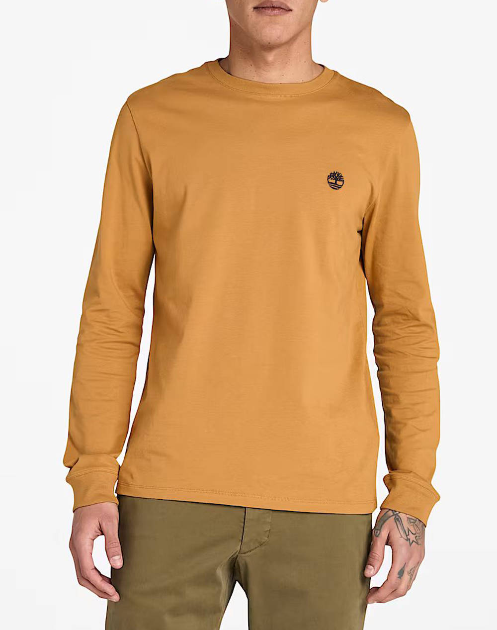 TIMBERLAND DUNSTAN RIVER Long Sleeve Tee TB0A2BQ3-P47 SandyBrown