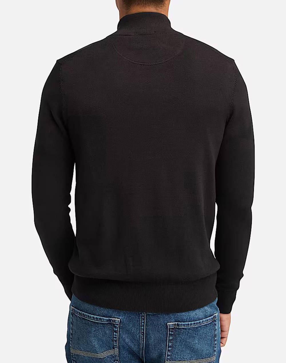 TIMBERLAND WILLIAMS RIVER Cotton YD Full Zip Sweater TB0A2BMZ-X65 Black φωτογραφία