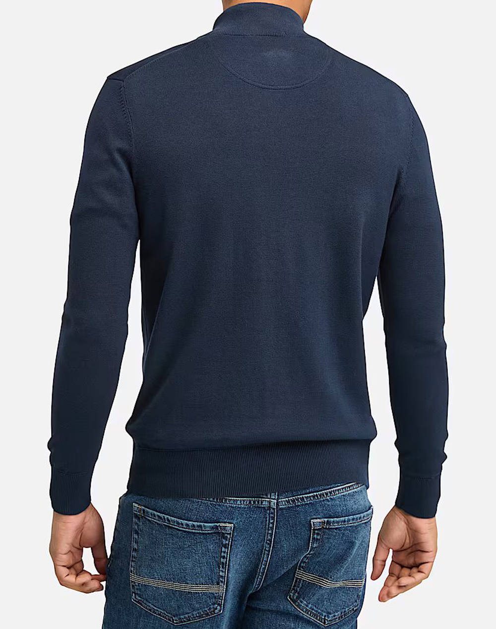 TIMBERLAND WILLIAMS RIVER Cotton YD Full Zip Sweater TB0A2BMZ-Z02 DarkBlue φωτογραφία