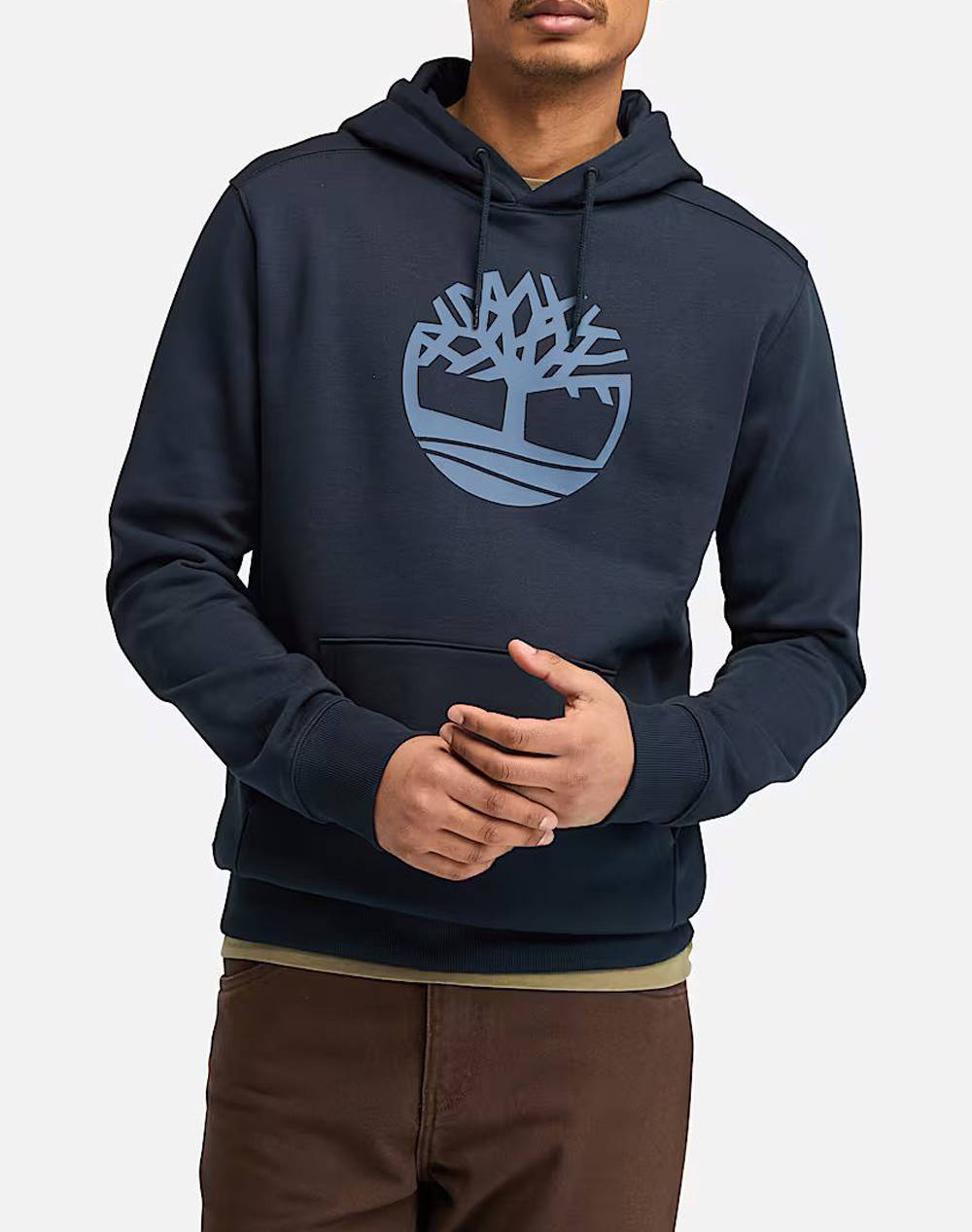 TIMBERLAND KENNEBEC RIVER Tree Logo Hoodie TB0A2BJH-433 DarkBlue