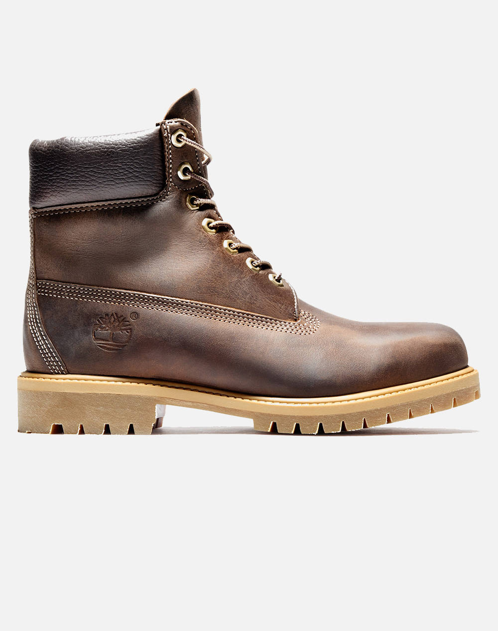 TIMBERLAND Timberland Premium 6 INCH LACE UP WATERPROOF BOOT BROWN TB127097-214 DarkBrown