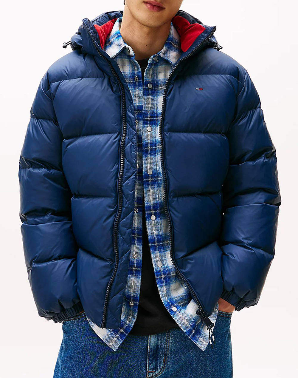 TOMMY JEANS TJM ESSENTIAL DOWN JACKET EXT DM0DM19786-C1G DarkBlue