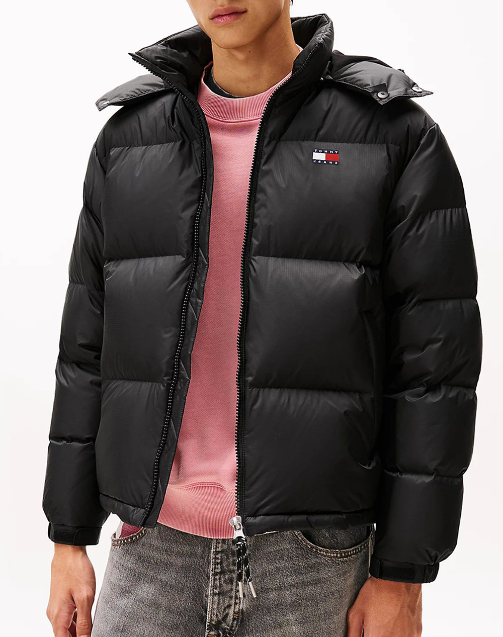 TOMMY JEANS TJM ALASKA DOWN PUFFER EXT DM0DM22036-BDS Black