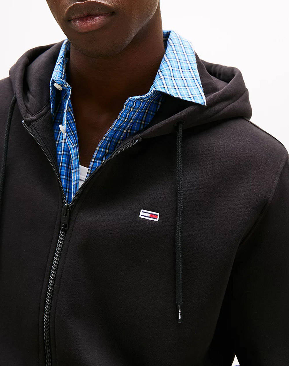 TOMMY JEANS TJM REG S FLAG ZIP THRU DM0DM20743-BDS Black φωτογραφία