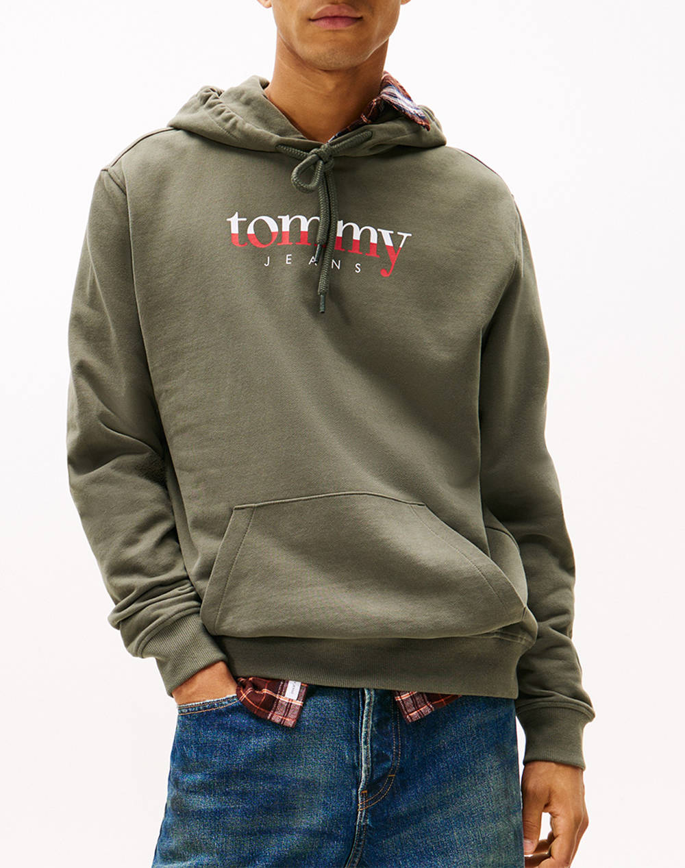TOMMY JEANS TOMMY JEANS TJM REG DNA HOODIE EXT DM0DM22113-MRH DarkGreen