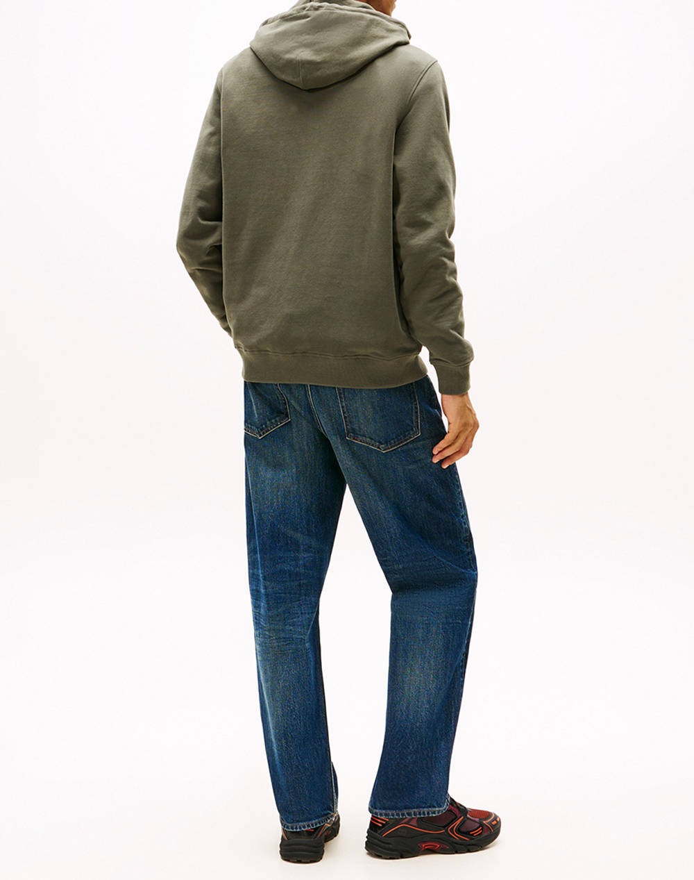 TOMMY JEANS TJM REG DNA HOODIE EXT DM0DM22113-MRH DarkGreen φωτογραφία