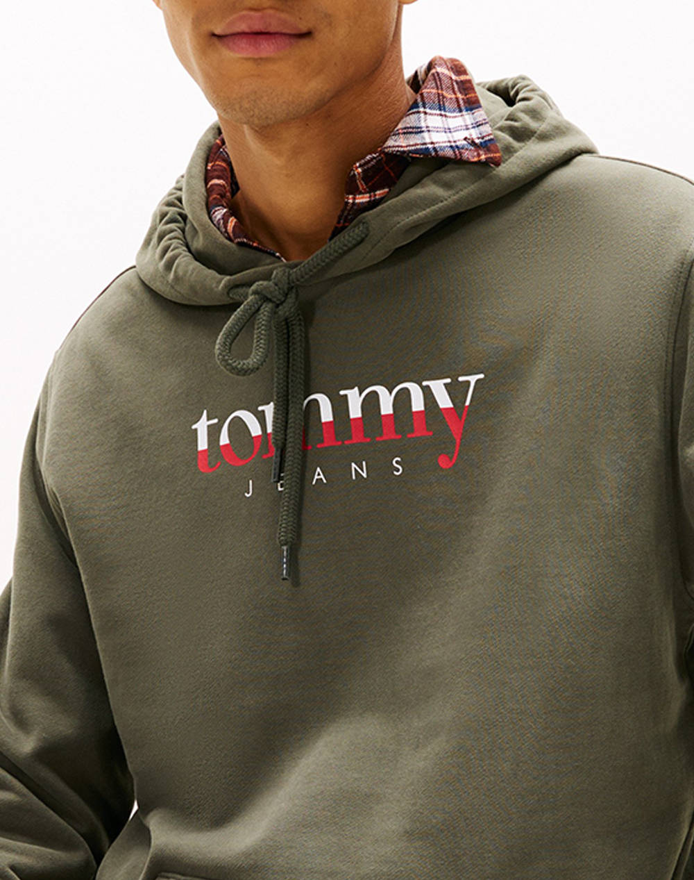 TOMMY JEANS TJM REG DNA HOODIE EXT DM0DM22113-MRH DarkGreen φωτογραφία