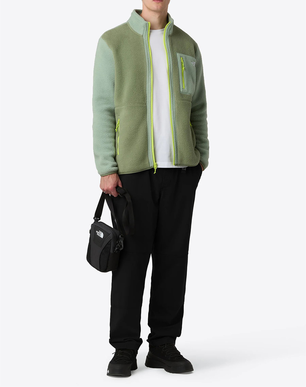 The North Face M Yumiori Full Zip Nf0A883R-Nfeoj Mintgreen ανδρικά ρούχα ζακέτες φούτερ Politikos Shop Πολιτικός