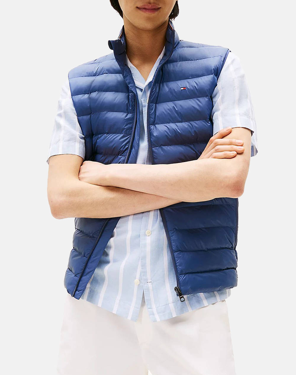 TOMMY HILFIGER TOMMY HILFIGER PACKABLE RECYCLED VEST MW0MW37677-C9T Indigo