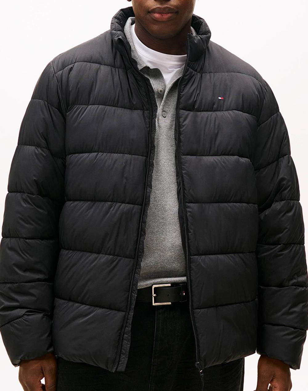 TOMMY HILFIGER BT-MID WEIGHT STAND CLLR JKT-B MW0MW42087-BDS Black