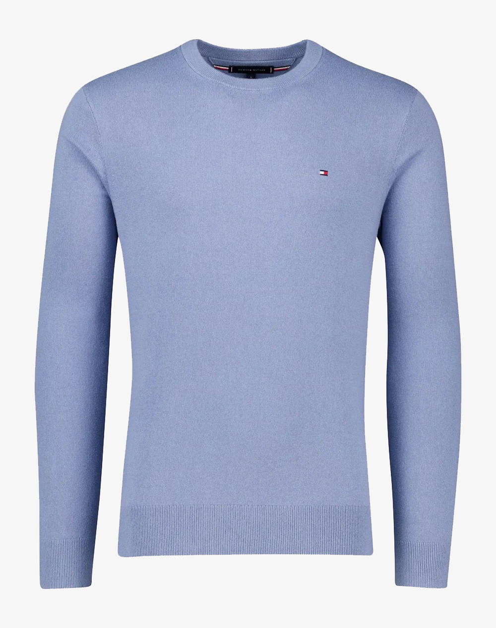 TOMMY HILFIGER PIMA ORG CTN CASHMERE CREW NECK MW0MW28046-C2B LightBlue