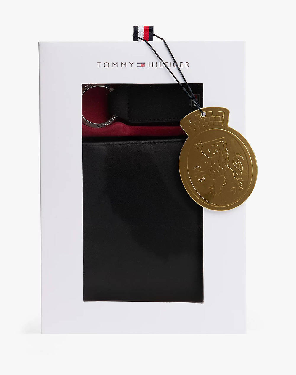 TOMMY HILFIGER GP ETON CC AND COIN PCKT KEYFOB (Διαστάσεις: 20 x 13 x 2.5εκ.) AM0AM07931-BDS Black φωτογραφία