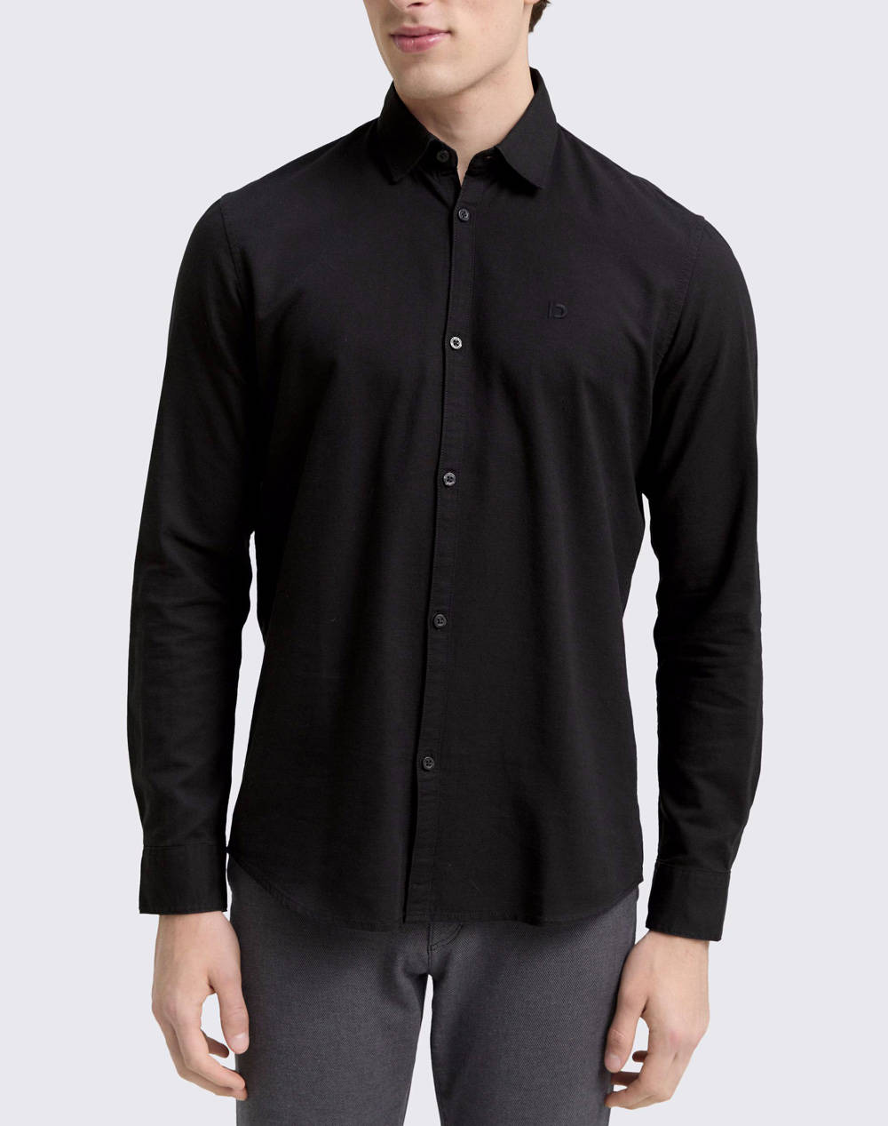 TOM TAILOR OXFORD SHIRT ΠΟΥΚΑΜΙΣΟ ΑΝΔΡΙΚΟ 1047353-10429 Black