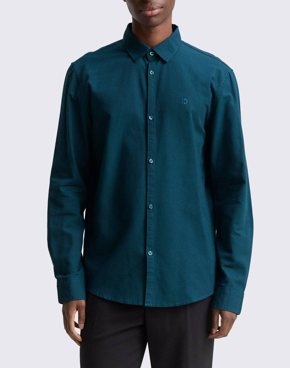 TOM TAILOR OXFORD SHIRT ΠΟΥΚΑΜΙΣΟ ΑΝΔΡΙΚΟ 1047353-21179 Petrol