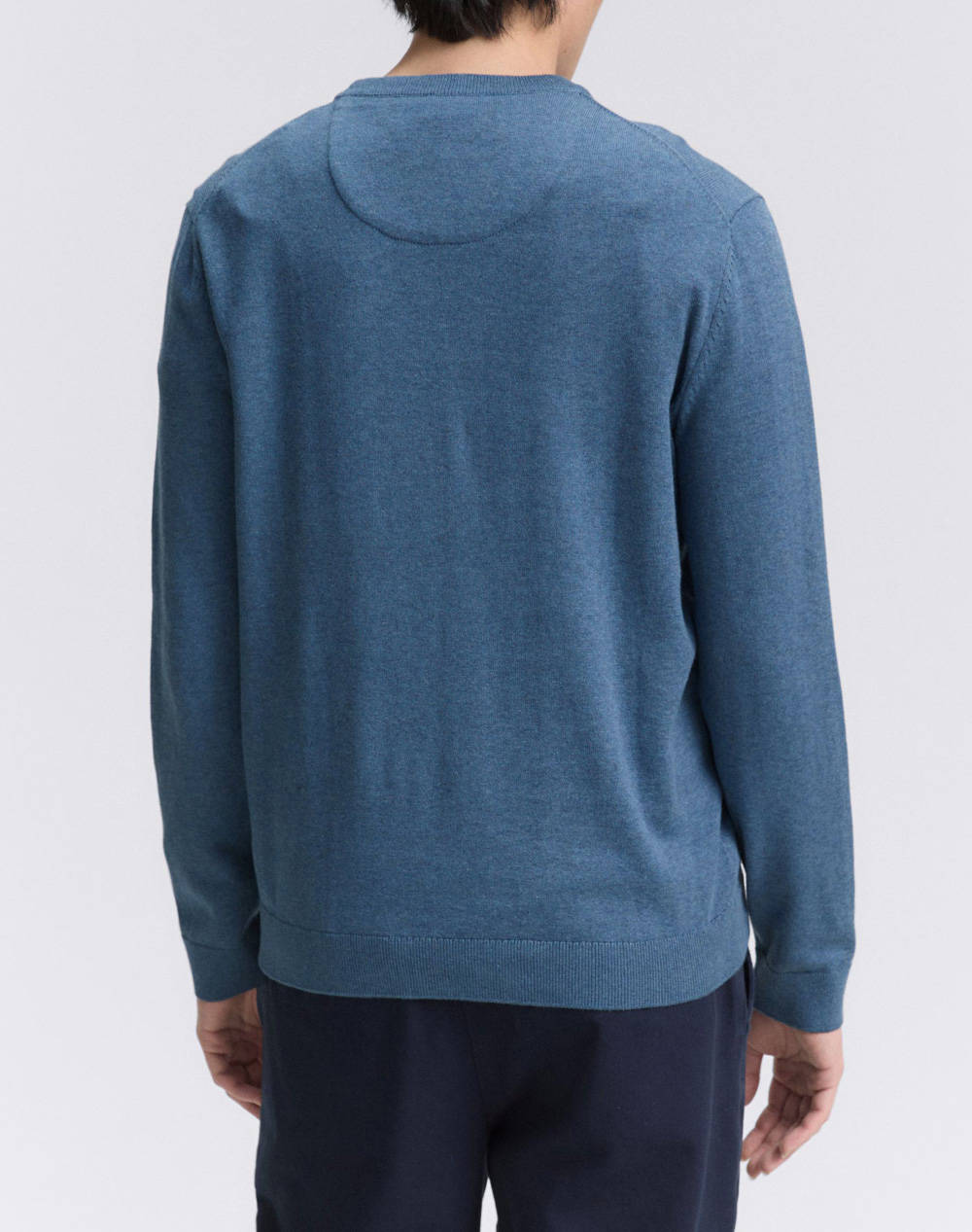 TOM TAILOR BASIC CREWN ΜΠΛΟΥΖΑ ΑΝΔΡΙΚΟ 1039805-38701 SteelBlue φωτογραφία