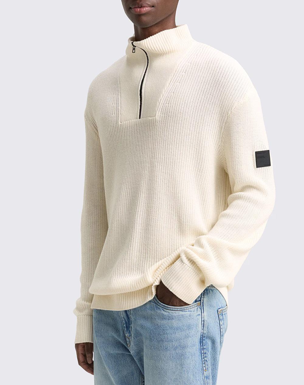 TOM TAILOR RELAXED KNIT TROYER ΠΛΕΚΤΟ ΑΝΔΡΙΚΟ 1049201-12906 Cream