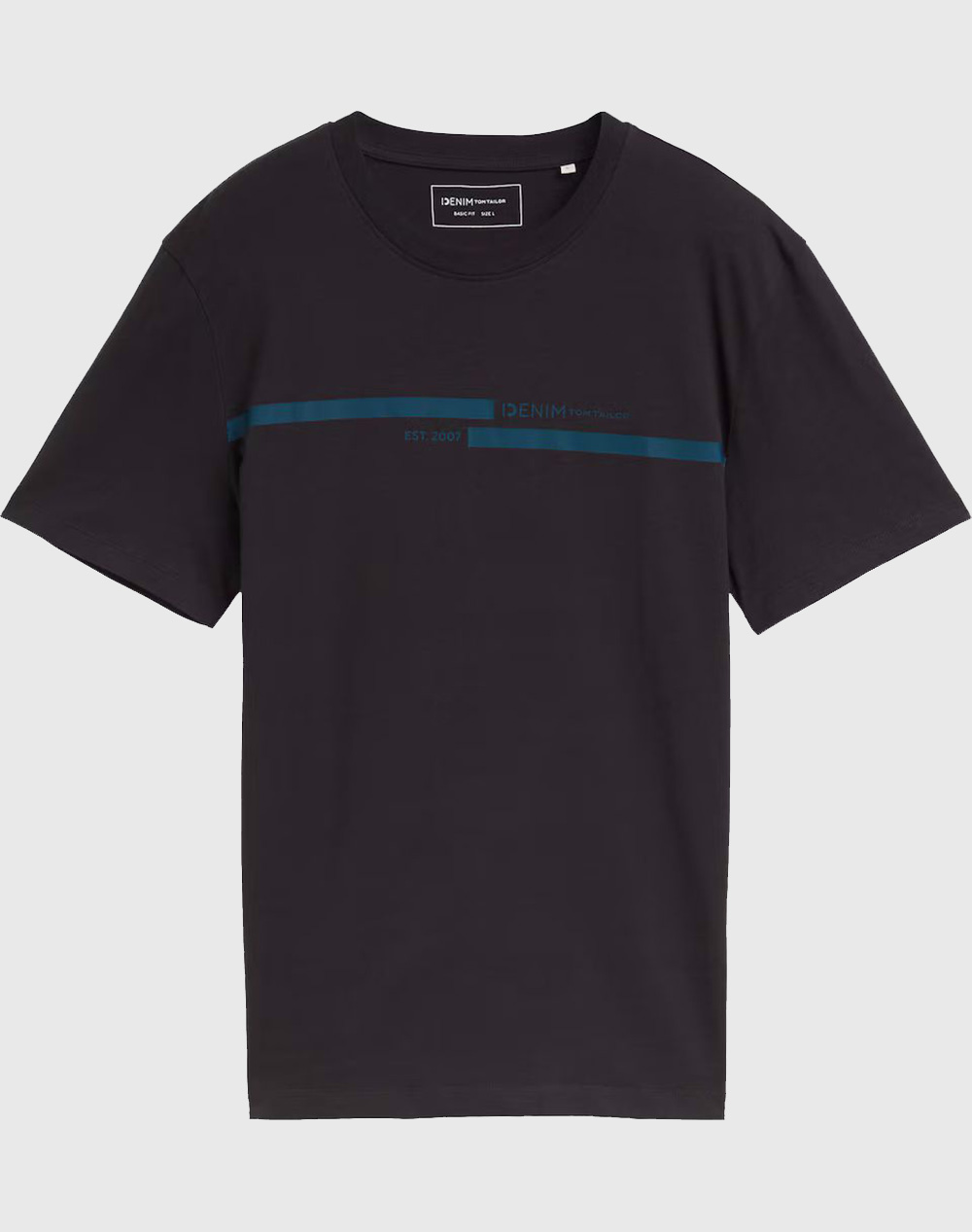 TOM TAILOR PRINTED ΜΠΛΟΥΖΑ ΑΝΔΡΙΚΟ 1048289-10429 JetBlack