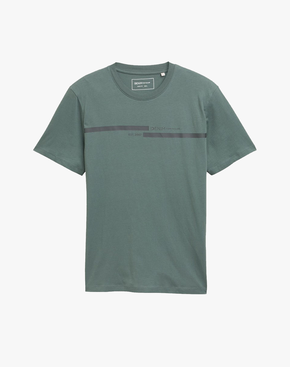 TOM TAILOR PRINTED ΜΠΛΟΥΖΑ ΑΝΔΡΙΚΟ 1048289-21951 LightGreen